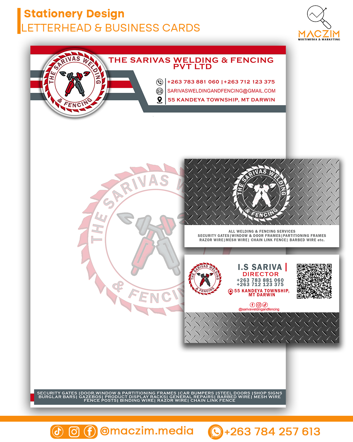 LETTERHEAD BUSINESSCARD MACZIM MOCKUP